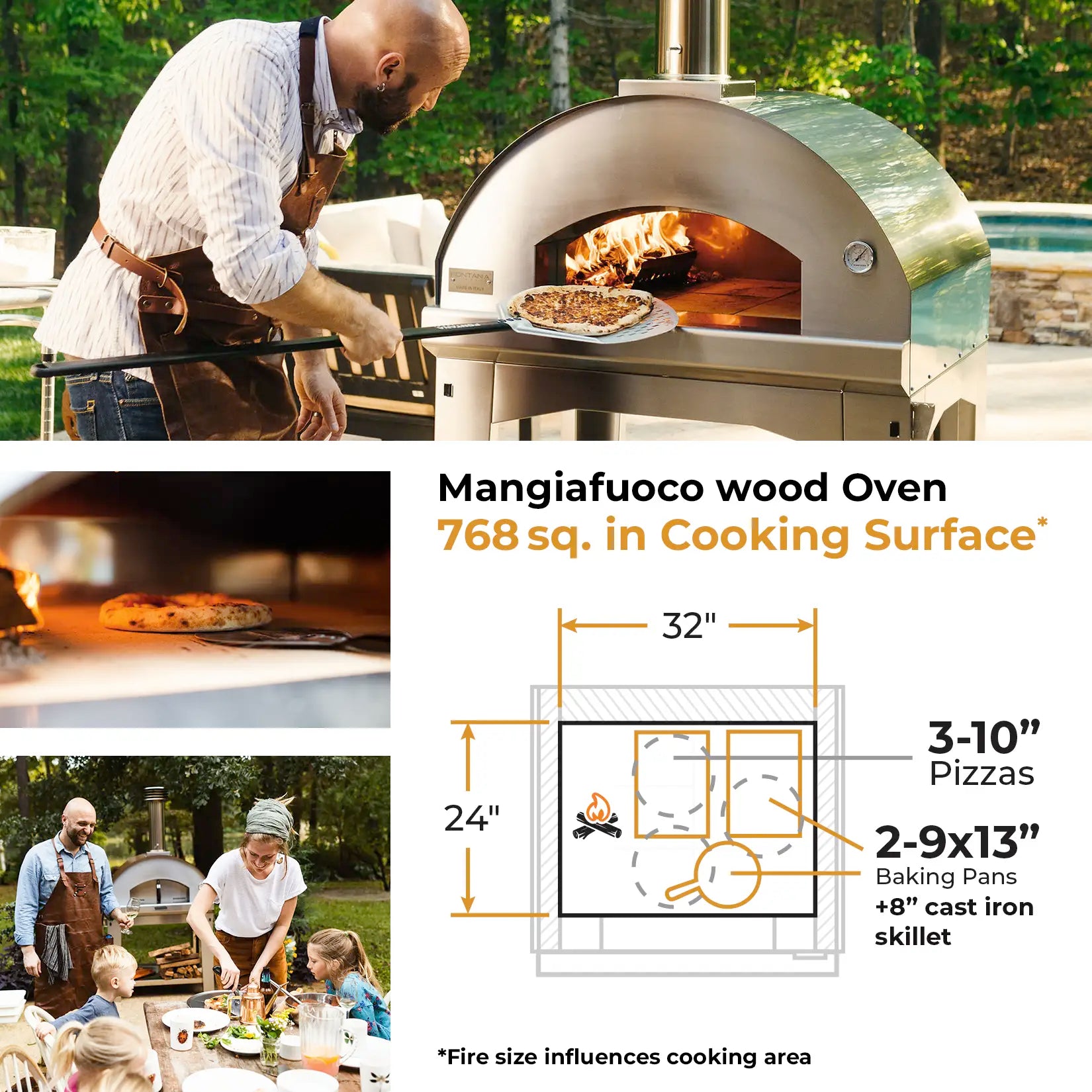 Mangiafuoco Wood-Fired Oven