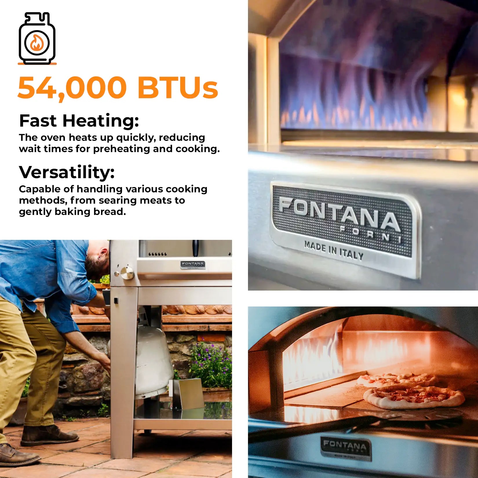 NAPOLI Hybrid Gas & Wood Oven - New Gen Margherita